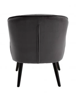 Anderson Samt-Cocktailsessel Lucky in Grau, B 59 x T 68 cm -Schlafzimmer Verkäufe 2022 Samt Cocktailsessel Lucky in Grau 5