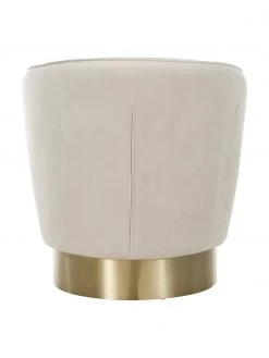 Westwing Collection Samt-Cocktailsessel Olivia in Beige, B 70 x T 70 cm -Schlafzimmer Verkäufe 2022 Samt Cocktailsessel Olivia in Beige 5