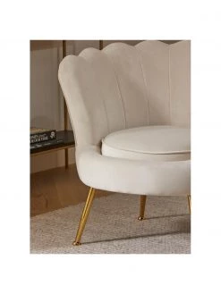 Westwing Collection Samt-Cocktailsessel Oyster in Beige, B 81 x T 78 cm 8 Westwing Collection Samt-Cocktailsessel Oyster in Beige, B 81 x T 78 cm -Schlafzimmer Verkäufe 2022 Samt Cocktailsessel Oyster in Beige 2