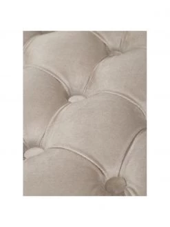 Westwing Collection Samt-Hocker Chiara mit Stauraum in Beige, Ø 50 x H 42 cm -Schlafzimmer Verkäufe 2022 Samt Hocker Chiara mit Stauraum in Beige 4