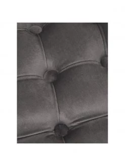Westwing Collection Samt-Hocker Chiara mit Stauraum in Dunkelgrau, Ø 50 x H 42 cm -Schlafzimmer Verkäufe 2022 Samt Hocker Chiara mit Stauraum in Dunkelgrau 4