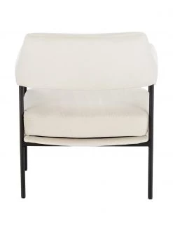 Westwing Collection Samt-Loungesessel Zoe in Weiß, B 67 x T 66 cm -Schlafzimmer Verkäufe 2022 Samt Loungesessel Zoe in Weiss 5