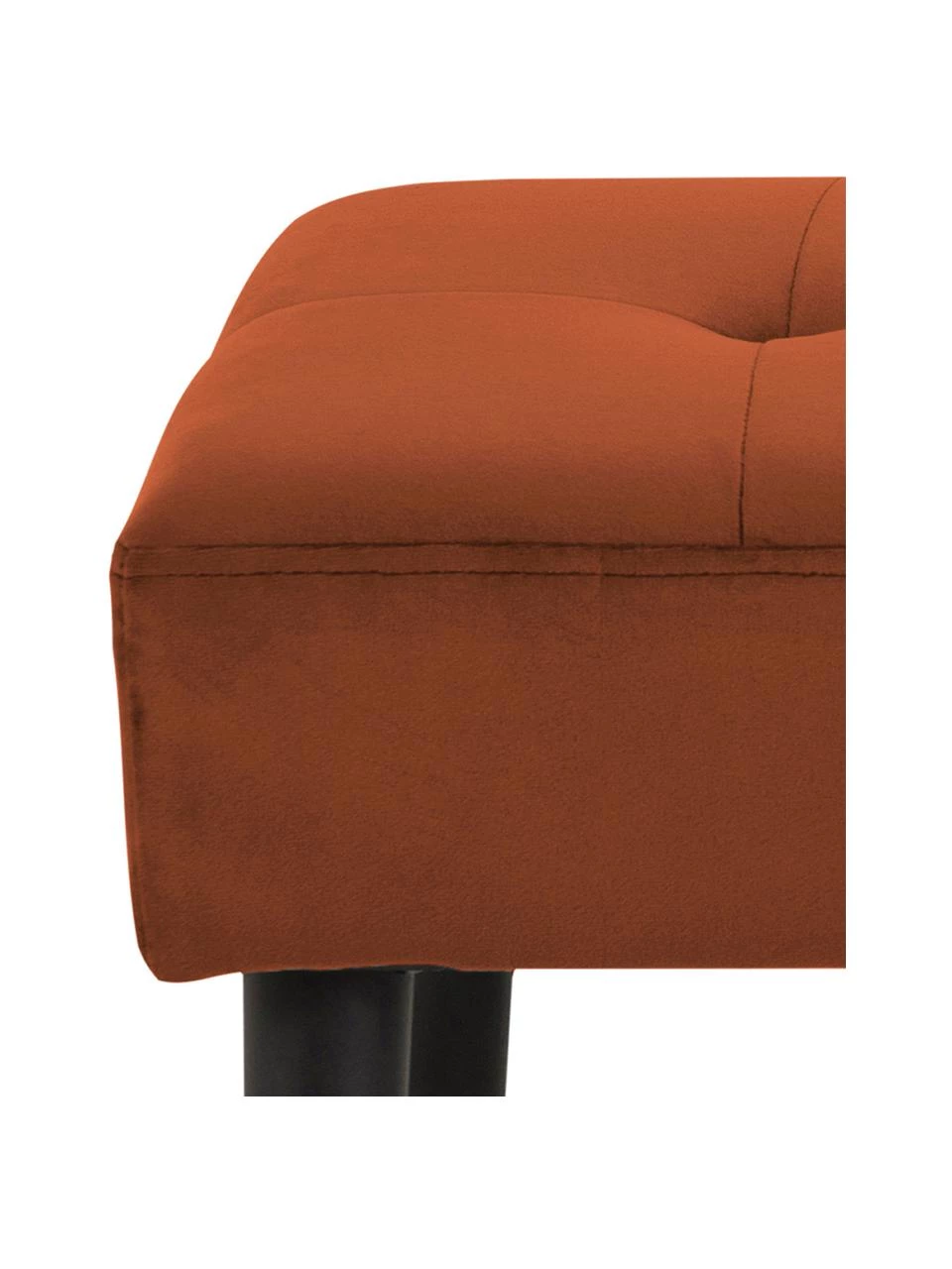 Samt-Polsterbank Glory in Rot, B 95 x H 45 cm 5 Samt-Polsterbank Glory in Rot, B 95 x H 45 cm – Bild 5