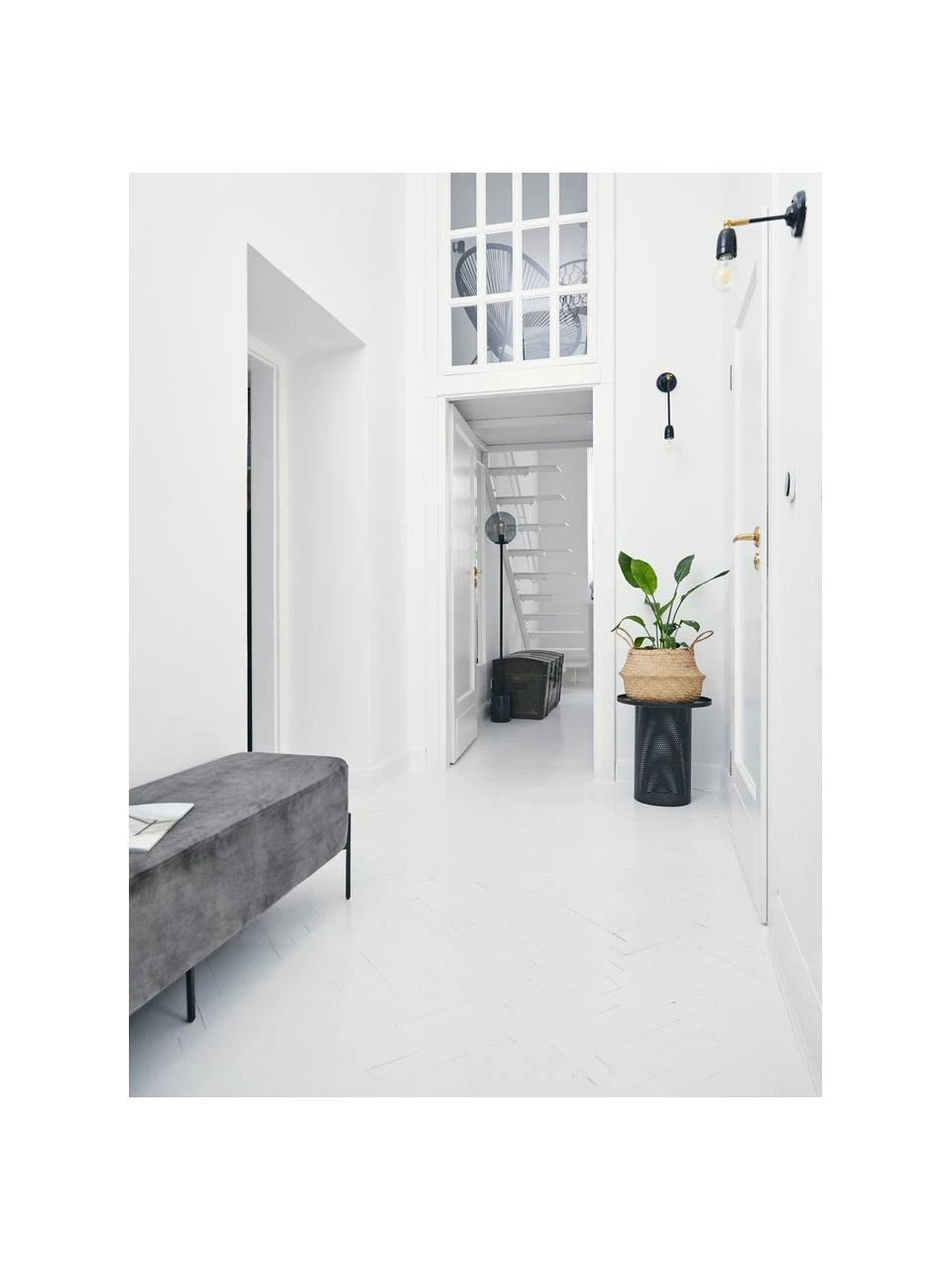 Westwing Collection Samt-Polsterbank Harper, B 140 x H 45 cm 2 Westwing Collection Samt-Polsterbank Harper, B 140 x H 45 cm – Bild 2