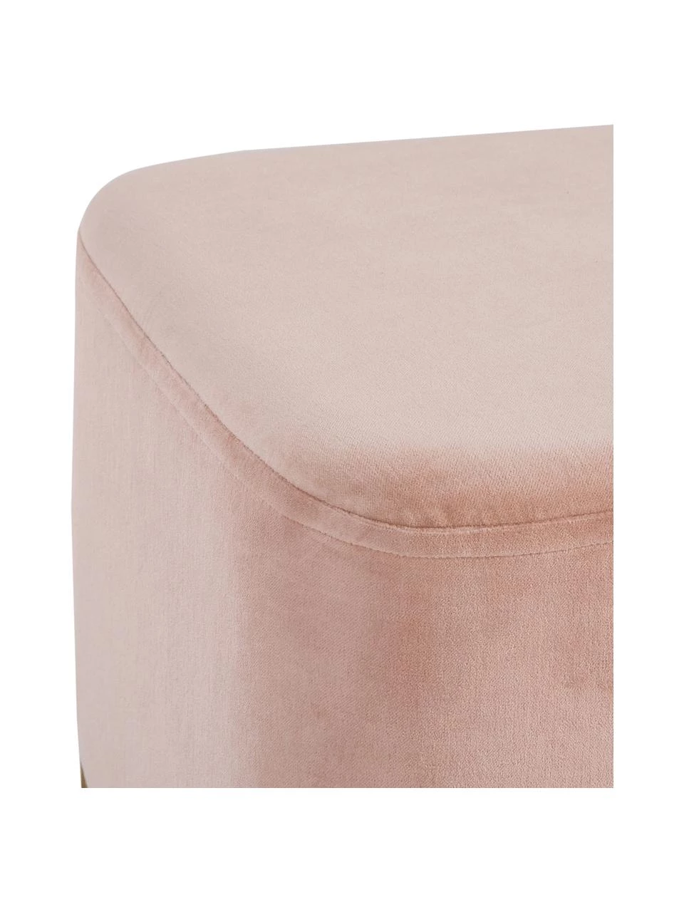 Westwing Collection Samt-Polsterbank Harper in Rosa, B 90 x H 44 cm 6 Westwing Collection Samt-Polsterbank Harper in Rosa, B 90 x H 44 cm – Bild 6