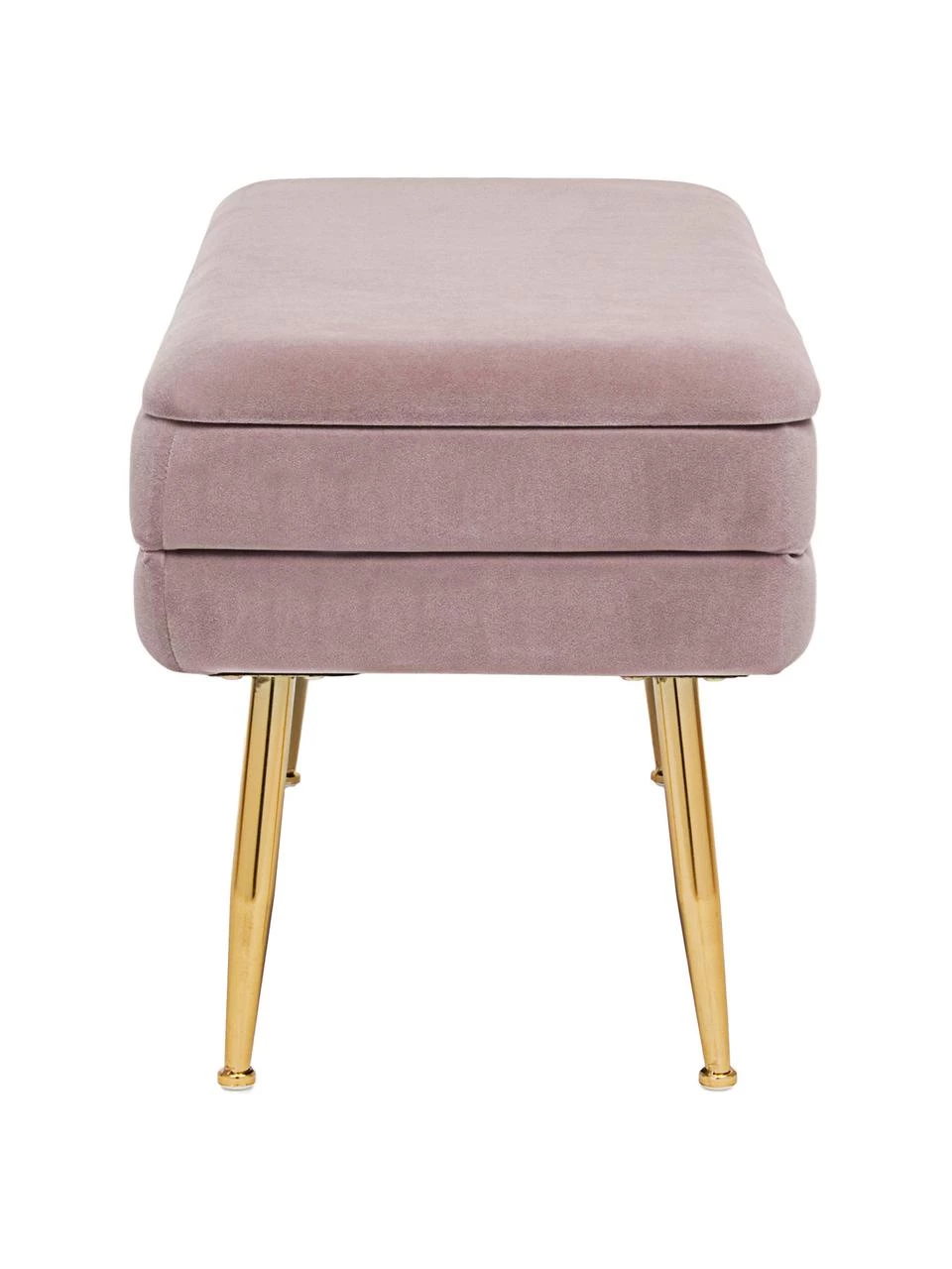 Bizzotto Samt-Polsterbank Pavlina mit Stauraumfunktion, B 80 x H 42 cm 6 Bizzotto Samt-Polsterbank Pavlina mit Stauraumfunktion, B 80 x H 42 cm – Bild 6