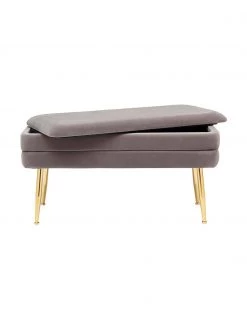 Bizzotto Samt-Polsterbank Pavlina mit Stauraumfunktion, B 80 x H 42 cm -Schlafzimmer Verkäufe 2022 Samt Polsterbank Pavlina mit Stauraumfunktion 15