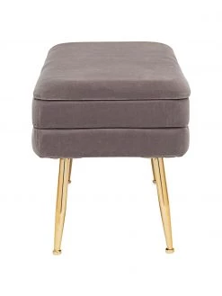 Bizzotto Samt-Polsterbank Pavlina mit Stauraumfunktion, B 80 x H 42 cm -Schlafzimmer Verkäufe 2022 Samt Polsterbank Pavlina mit Stauraumfunktion 17