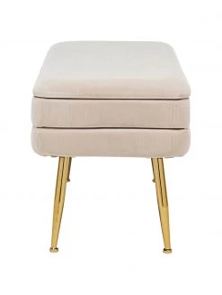 Bizzotto Samt-Polsterbank Pavlina mit Stauraumfunktion, B 80 x H 42 cm -Schlafzimmer Verkäufe 2022 Samt Polsterbank Pavlina mit Stauraumfunktion 5