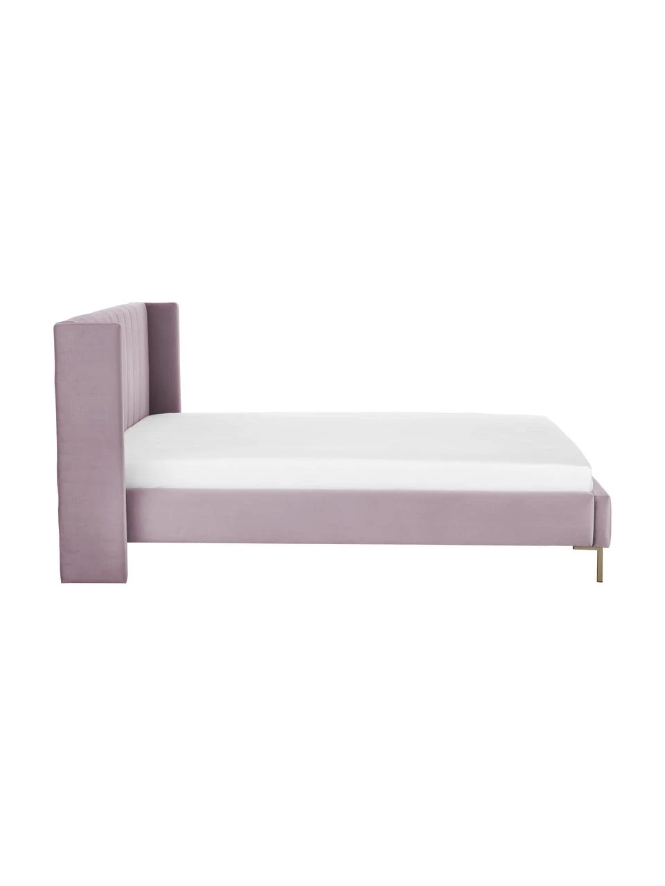 Westwing Collection Samt-Polsterbett Dusk in Mauve, 140 x 200 cm 5 Westwing Collection Samt-Polsterbett Dusk in Mauve, 140 x 200 cm – Bild 5