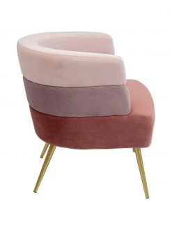 Kare Design Samt-Sessel Sandwich im Retro-Design, B 65 x T 64 cm -Schlafzimmer Verkäufe 2022 Samt Sessel Sandwich im Retro Design 10