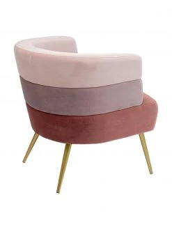 Kare Design Samt-Sessel Sandwich im Retro-Design, B 65 x T 64 cm -Schlafzimmer Verkäufe 2022 Samt Sessel Sandwich im Retro Design 11