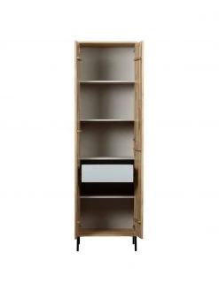 Schrank Avourio mit geriffelter Front aus Eichenholz, B 60 x H 210 cm 11 Schrank Avourio mit geriffelter Front aus Eichenholz, B 60 x H 210 cm -Schlafzimmer Verkäufe 2022 Schrank Avourio mit geriffelter Front aus Eichenholz 5