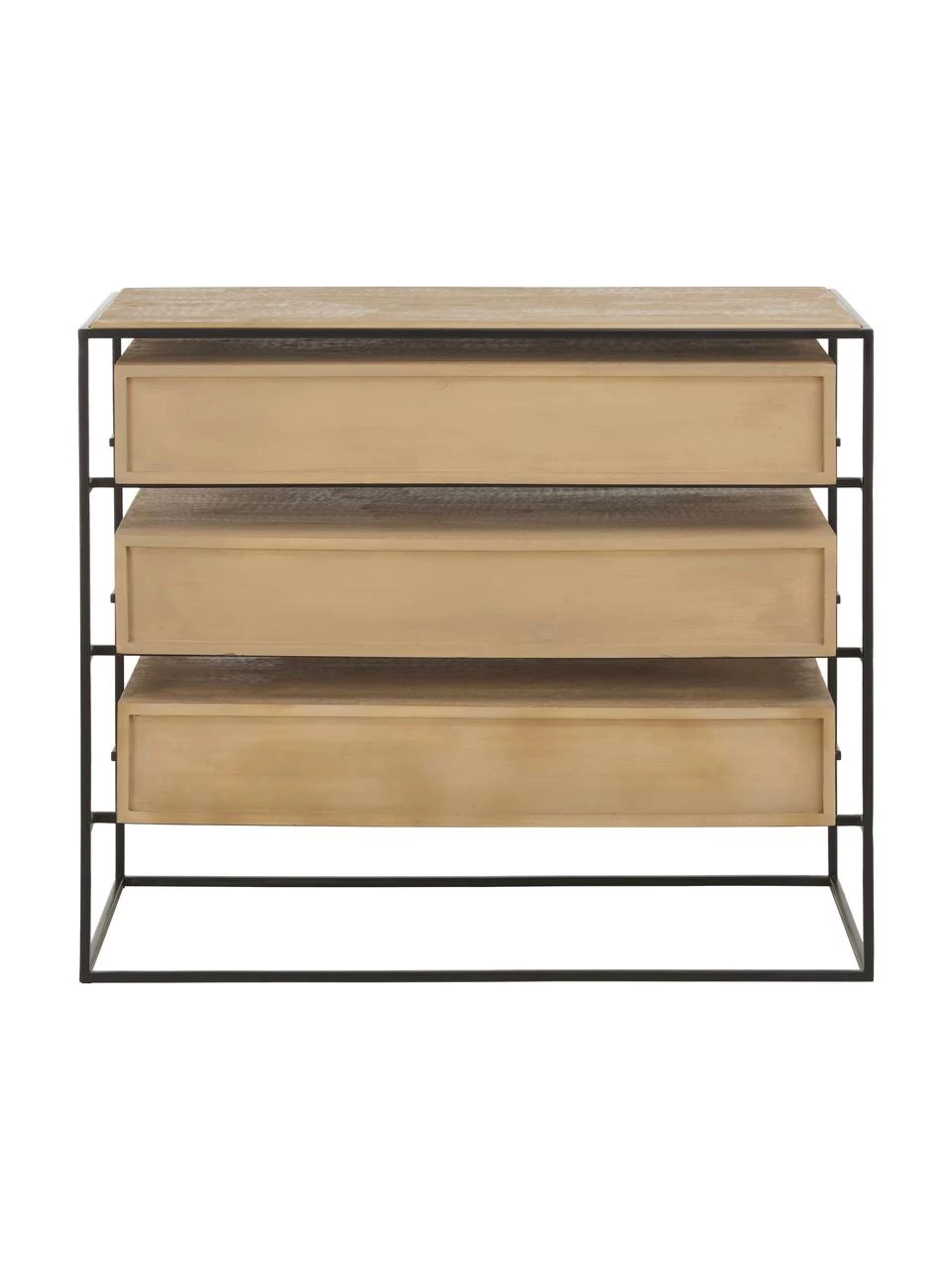 Westwing Collection Schubladenkommode Lyle aus massivem Mangoholz, B 100 x H 82 cm 6 Westwing Collection Schubladenkommode Lyle aus massivem Mangoholz, B 100 x H 82 cm – Bild 6