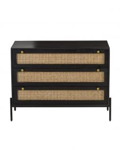 Westwing Collection Schubladenkommode Vienna mit Wiener Geflecht in Schwarz, B 105 x H 78 cm 11 Westwing Collection Schubladenkommode Vienna mit Wiener Geflecht in Schwarz, B 105 x H 78 cm -Schlafzimmer Verkäufe 2022 Schubladenkommode Vienna mit Wiener Geflecht in Schwarz 5