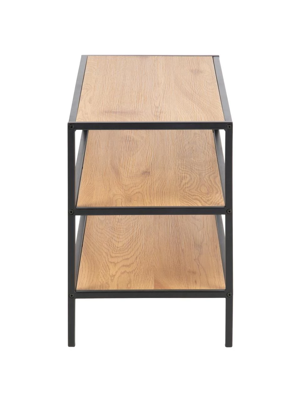 Schuhregal Seaford aus Holz und Metall, B 77 x H 50 cm 3 Schuhregal Seaford aus Holz und Metall, B 77 x H 50 cm – Bild 3