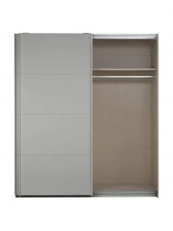 Schwebetürenschrank Mia in Grau, 2-türig, B 180 x H 210 cm -Schlafzimmer Verkäufe 2022 Schwebeturenschrank Mia in Grau 2 turig 15