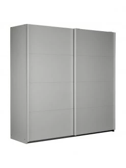 Schwebetürenschrank Mia in Grau, 2-türig, B 225 x H 210 cm