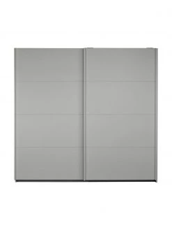 Schwebetürenschrank Mia in Grau, 2-türig, B 225 x H 210 cm -Schlafzimmer Verkäufe 2022 Schwebeturenschrank Mia in Grau 2 turig 4