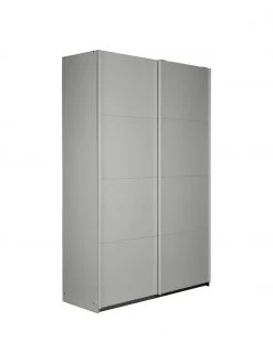 Schwebetürenschrank Mia in Grau, 2-türig, B 135 x H 210 cm