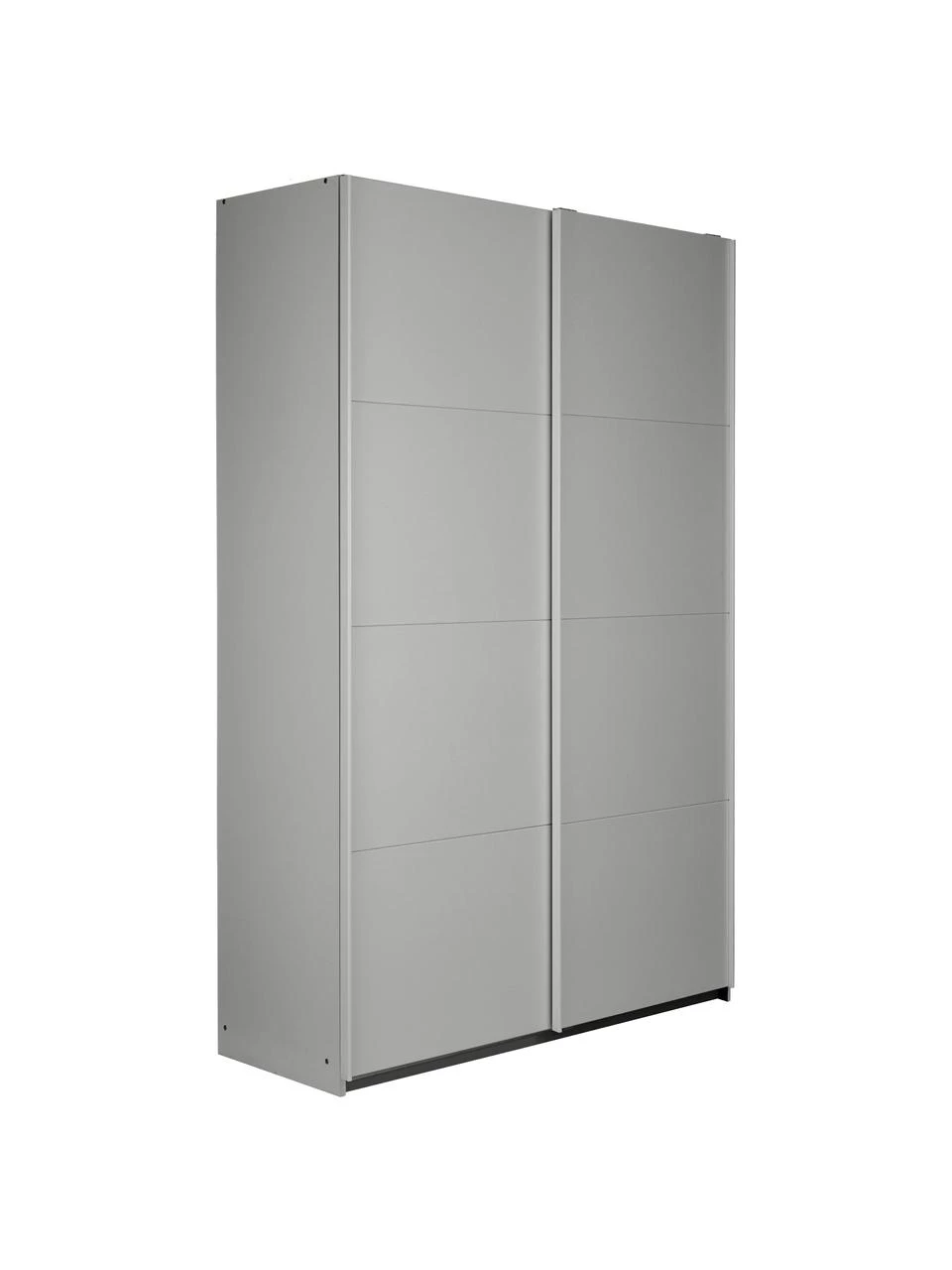 Schwebetürenschrank Mia in Grau, 2-türig, B 135 x H 210 cm 1 Schwebetürenschrank Mia in Grau, 2-türig, B 135 x H 210 cm