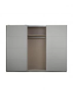 Schwebetürenschrank Mia in Grau, 3-türig, B 270 x H 210 cm -Schlafzimmer Verkäufe 2022 Schwebeturenschrank Mia in Grau 3 turig 3