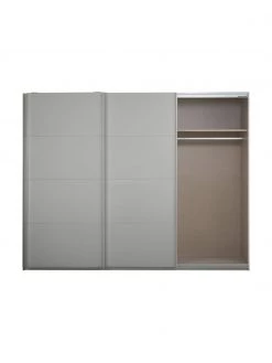 Schwebetürenschrank Mia in Grau, 3-türig, B 270 x H 210 cm -Schlafzimmer Verkäufe 2022 Schwebeturenschrank Mia in Grau 3 turig 4