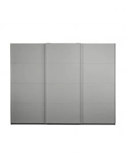 Schwebetürenschrank Mia in Grau, 3-türig, B 270 x H 210 cm -Schlafzimmer Verkäufe 2022 Schwebeturenschrank Mia in Grau 3 turig 5