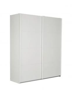 Schwebetürenschrank Mia in Weiß, 2-türig, B 180 x H 210 cm