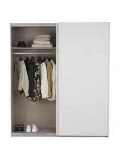 Schwebetürenschrank Mia in Weiß, 2-türig, B 180 x H 210 cm -Schlafzimmer Verkäufe 2022 Schwebeturenschrank Mia in Weiss 2 turig 14