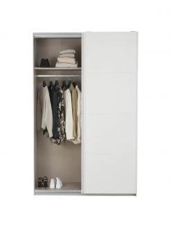 Schwebetürenschrank Mia in Weiß, 2-türig, B 135 x H 210 cm -Schlafzimmer Verkäufe 2022 Schwebeturenschrank Mia in Weiss 2 turig 2