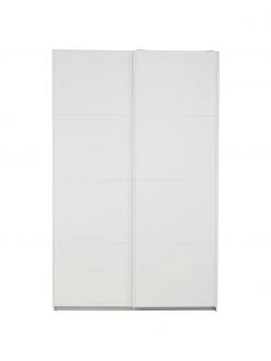 Schwebetürenschrank Mia in Weiß, 2-türig, B 135 x H 210 cm -Schlafzimmer Verkäufe 2022 Schwebeturenschrank Mia in Weiss 2 turig 4