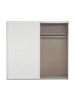 Schwebetürenschrank Mia in Weiß, 2-türig, B 225 x H 210 cm -Schlafzimmer Verkäufe 2022 Schwebeturenschrank Mia in Weiss 2 turig 9