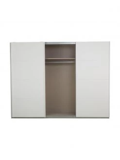 Schwebetürenschrank Mia in Weiß, 3-türig, B 270 x H 210 cm -Schlafzimmer Verkäufe 2022 Schwebeturenschrank Mia in Weiss 3 turig 3