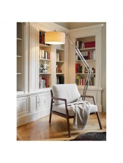 Westwing Collection Sessel Becky aus Walnussholz, B 73 x T 90 cmNur noch wenige verfügbar -Schlafzimmer Verkäufe 2022 Sessel Becky aus Walnussholz 3