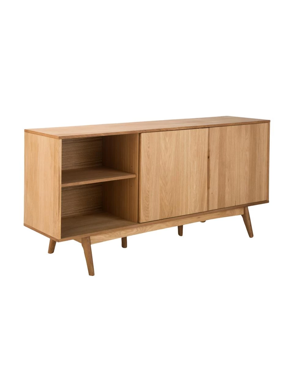 Sideboard Bettina mit Schubladen und Eichenholzfurnier, B 180 x H 84 cm 4 Sideboard Bettina mit Schubladen und Eichenholzfurnier, B 180 x H 84 cm – Bild 4