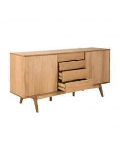 Sideboard Bettina mit Schubladen und Eichenholzfurnier, B 180 x H 84 cm 11 Sideboard Bettina mit Schubladen und Eichenholzfurnier, B 180 x H 84 cm -Schlafzimmer Verkäufe 2022 Sideboard Bettina mit Schubladen und Eichenholzfurnier 5