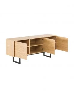 Woodman Sideboard Camden mit Türen und Eichenholzfurnier, B 175 x H 75 cm -Schlafzimmer Verkäufe 2022 Sideboard Camden mit Turen und Eichenholzfurnier 10