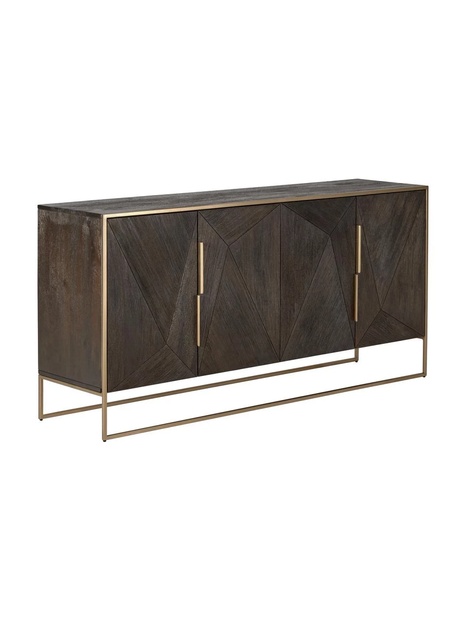 Westwing Collection Sideboard Harry mit Türen aus massivem Mangoholz, B 175 x H 85 cm 1 Westwing Collection Sideboard Harry mit Türen aus massivem Mangoholz, B 175 x H 85 cm