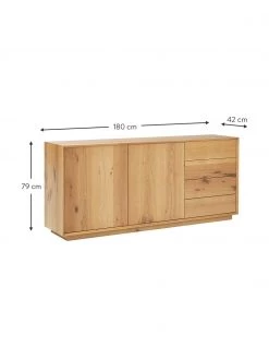 Westwing Collection Sideboard Noel aus Eschenholzfurnier, B 180 x H 79 cm 8 Westwing Collection Sideboard Noel aus Eschenholzfurnier, B 180 x H 79 cm -Schlafzimmer Verkäufe 2022 Sideboard Noel aus Eschenholzfurnier 2