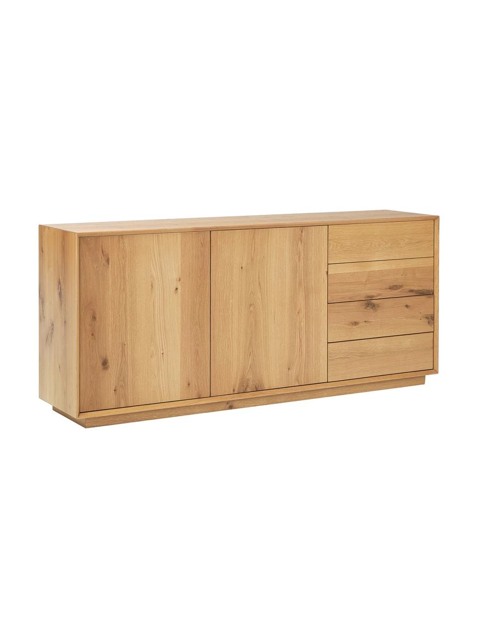 Westwing Collection Sideboard Noel aus Eschenholzfurnier, B 180 x H 79 cm 1 Westwing Collection Sideboard Noel aus Eschenholzfurnier, B 180 x H 79 cm