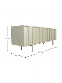 HKliving Sideboard Pebble in Beige, B 160 x H 55 cm -Schlafzimmer Verkäufe 2022 Sideboard Pebble in Beige 2