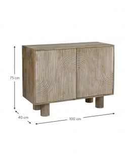 Sideboard Tess aus massivem Mangoholz, B 100 x H 75 cm -Schlafzimmer Verkäufe 2022 Sideboard Tess aus massivem Mangoholz 2