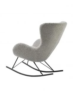 Westwing Collection Teddy-Schaukelstuhl Wing in Grau mit Metall-Füßen, B 77 x H 109 cm 11 Westwing Collection Teddy-Schaukelstuhl Wing in Grau mit Metall-Füßen, B 77 x H 109 cm -Schlafzimmer Verkäufe 2022 Teddy Schaukelstuhl Wing in Grau mit Metall Fussen 5