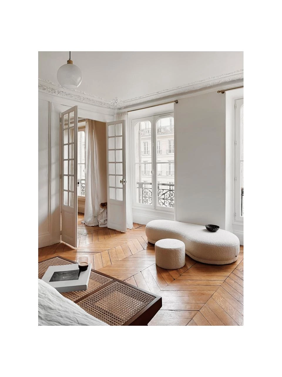 Jotex Teddy-Sitzbank Coconino in Cremeweiß, B 160 x H 36 cm 2 Jotex Teddy-Sitzbank Coconino in Cremeweiß, B 160 x H 36 cm – Bild 2