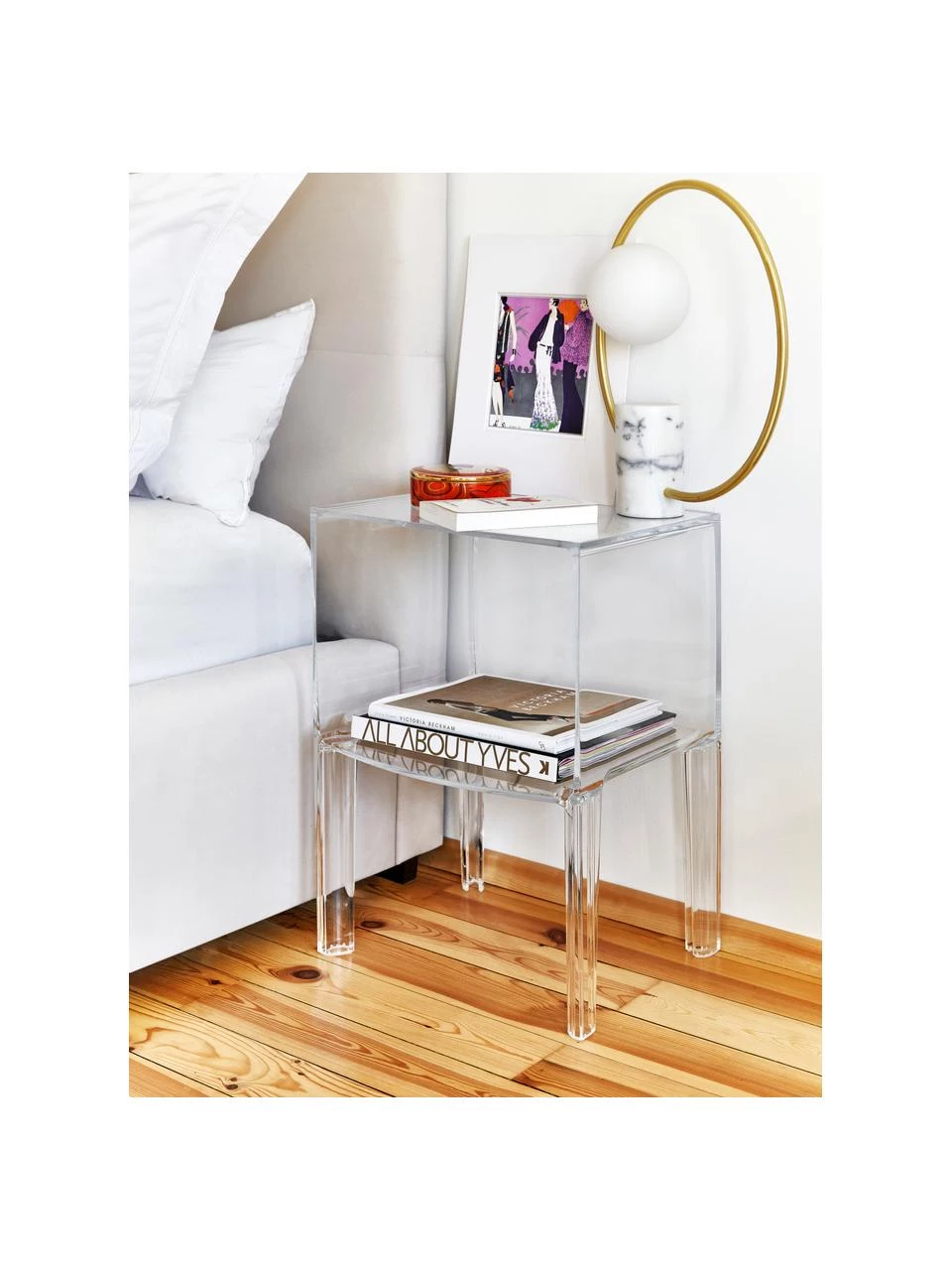 Kartell Transparenter Nachttisch Small Ghost Buster, B 40 x H 57 cm 2 Kartell Transparenter Nachttisch Small Ghost Buster, B 40 x H 57 cm – Bild 2