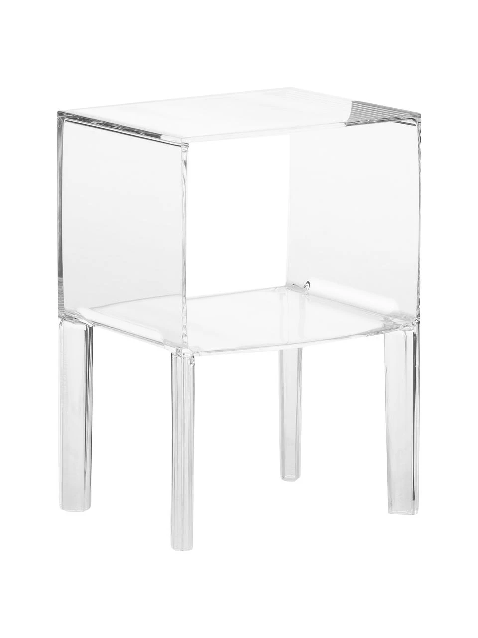 Kartell Transparenter Nachttisch Small Ghost Buster, B 40 x H 57 cm 1 Kartell Transparenter Nachttisch Small Ghost Buster, B 40 x H 57 cm