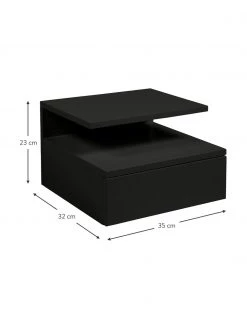 Wand-Nachttisch Ashlan mit Schublade, B 35 x H 23 cm 7 Wand-Nachttisch Ashlan mit Schublade, B 35 x H 23 cm -Schlafzimmer Verkäufe 2022 Wand Nachttisch Ashlan mit Schublade 8