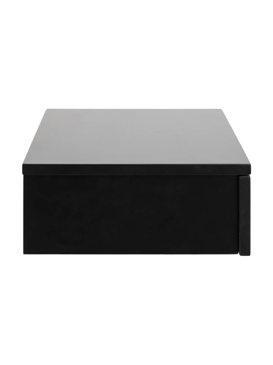 Wand-Nachttisch Avignon in Schwarz mit Schublade, B 37 x H 13 cm 6 Wand-Nachttisch Avignon in Schwarz mit Schublade, B 37 x H 13 cm – Bild 6